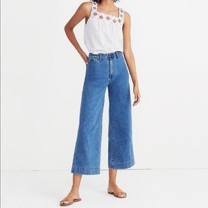 Madewell Tall Emmett Wide-Leg Crop Jeans